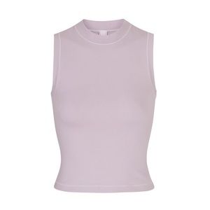 SKIMS Cotton Jersey Mock Neck Tank | IRIS MICA